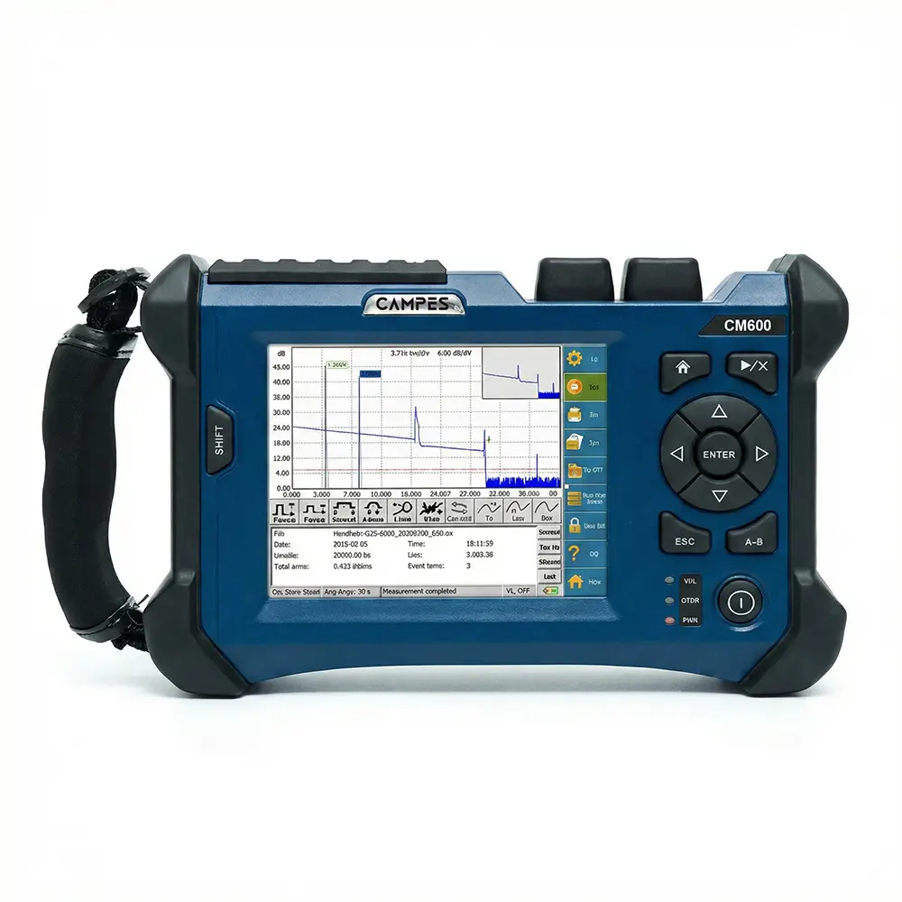 CAMPES OTDR CM600 perspectiva frontal