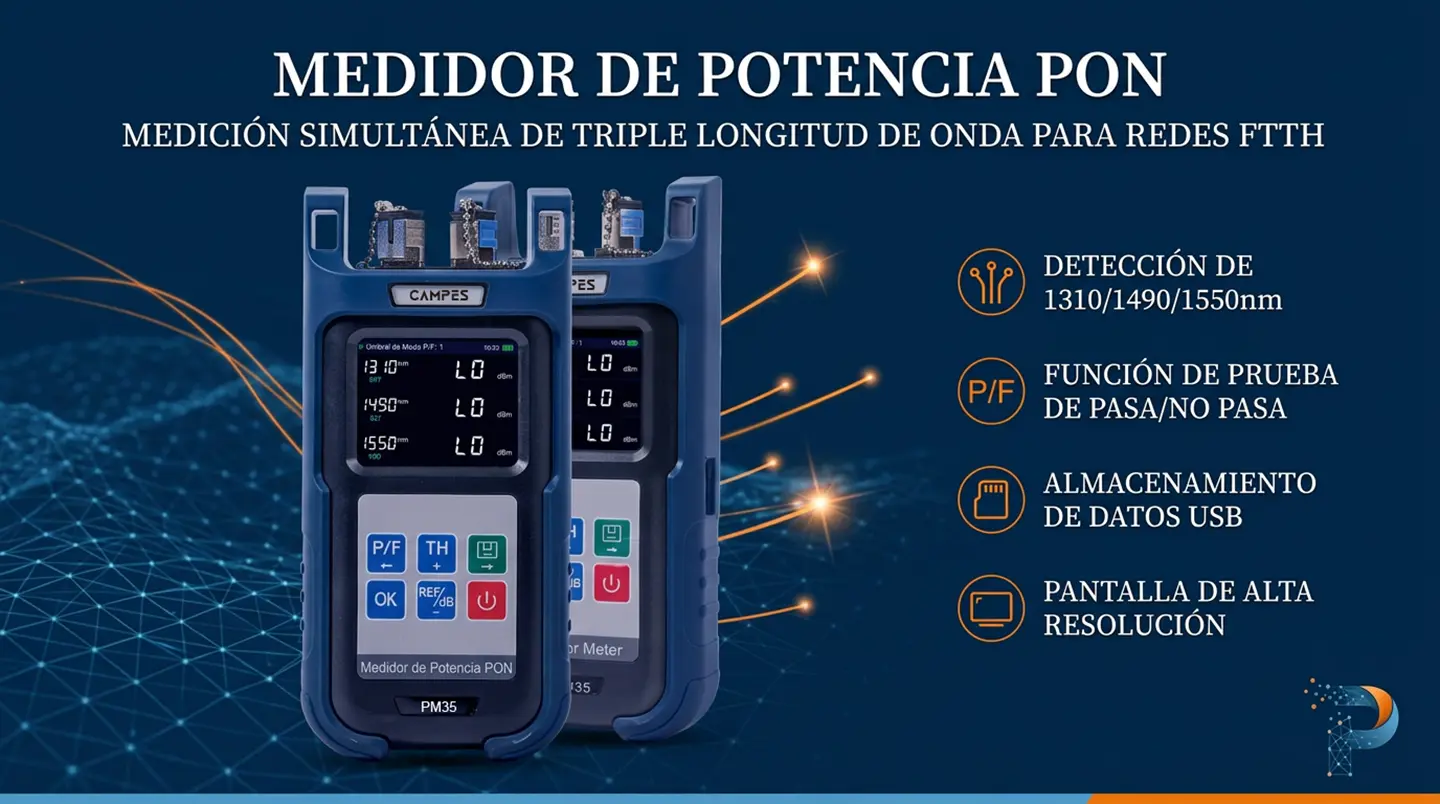 Campes PM35 PON Optical Power Meter feature 6