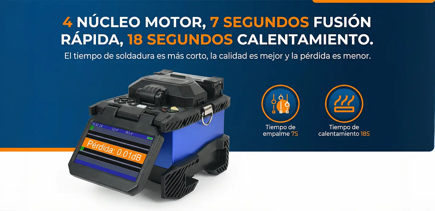 Página de detalles de la máquina de fusión de fibra óptica Campes C50 2