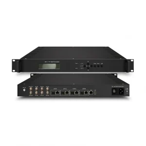 32-channel QAM modulator CMS3332 Vista frontal y trasera