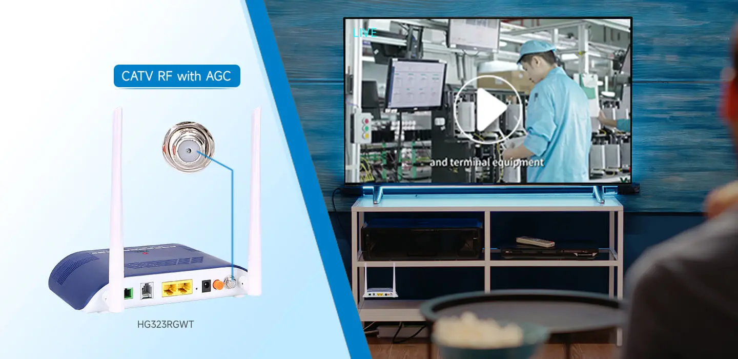 CATV con AGC, Control remoto CATV On/Off